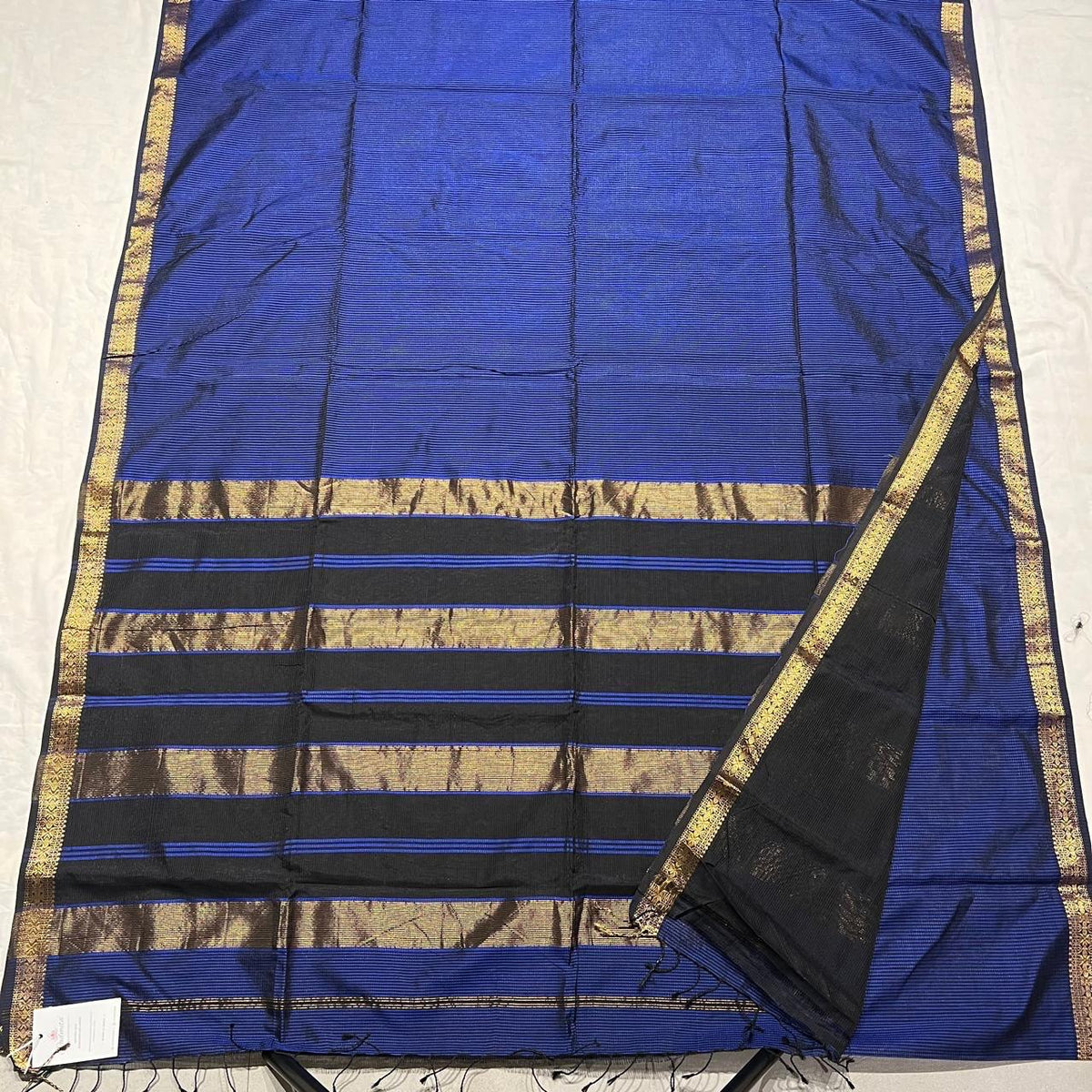 Royal Blue Garbha Reshmi