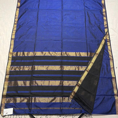 Royal Blue Garbha Reshmi