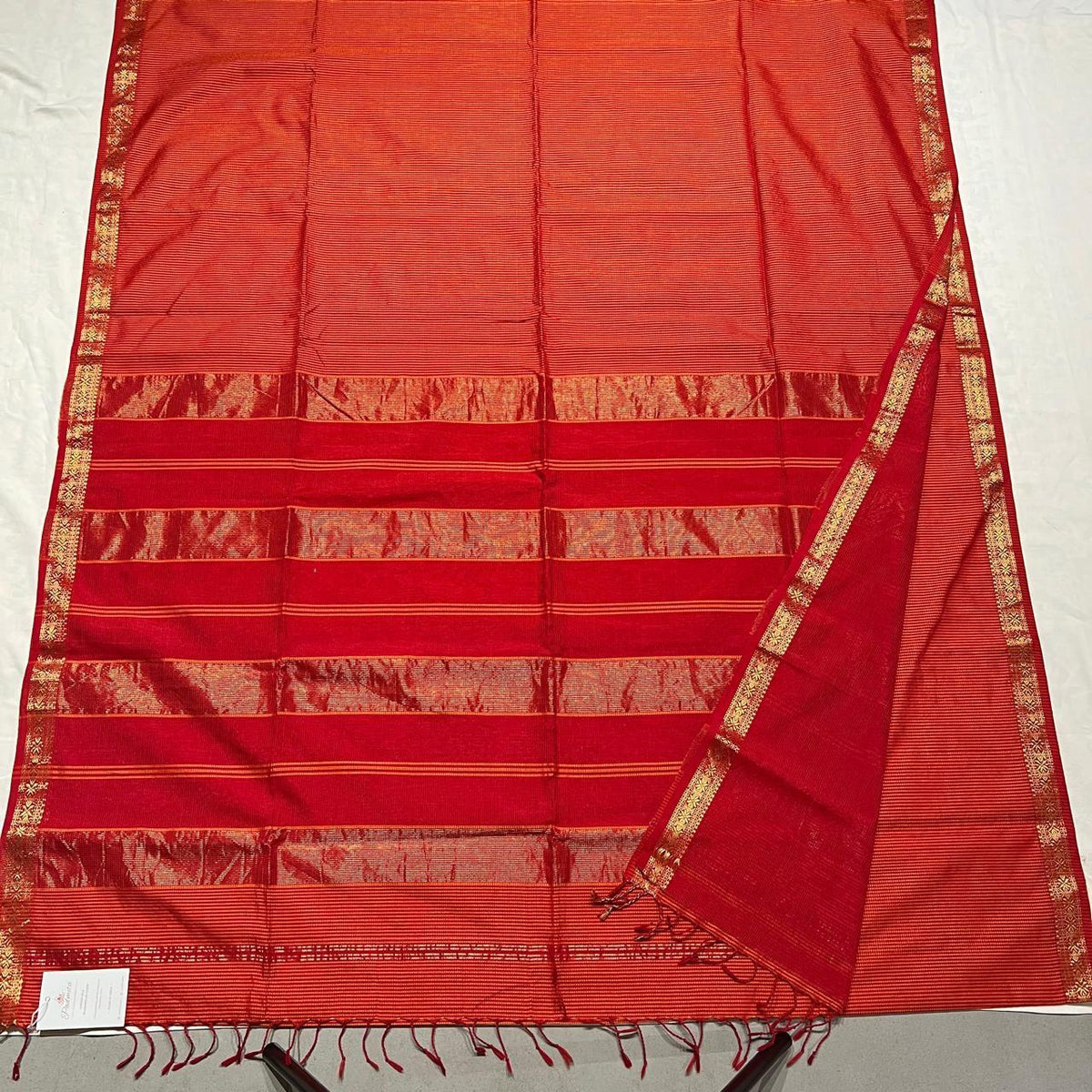 Rust Orange Garbha Reshmi