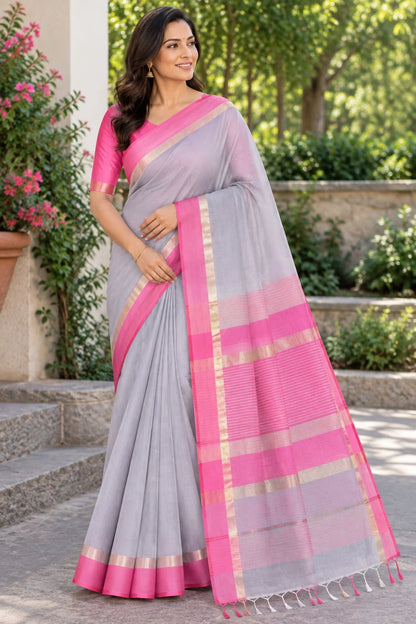 Steel Grey & Fuschia Pink Classic