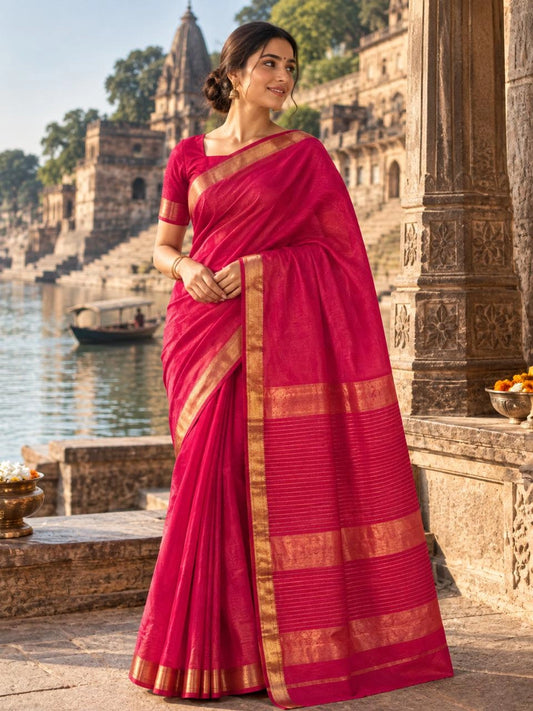 Rani Pink Rasta Border