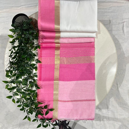 White & Fuschia Pink Classic